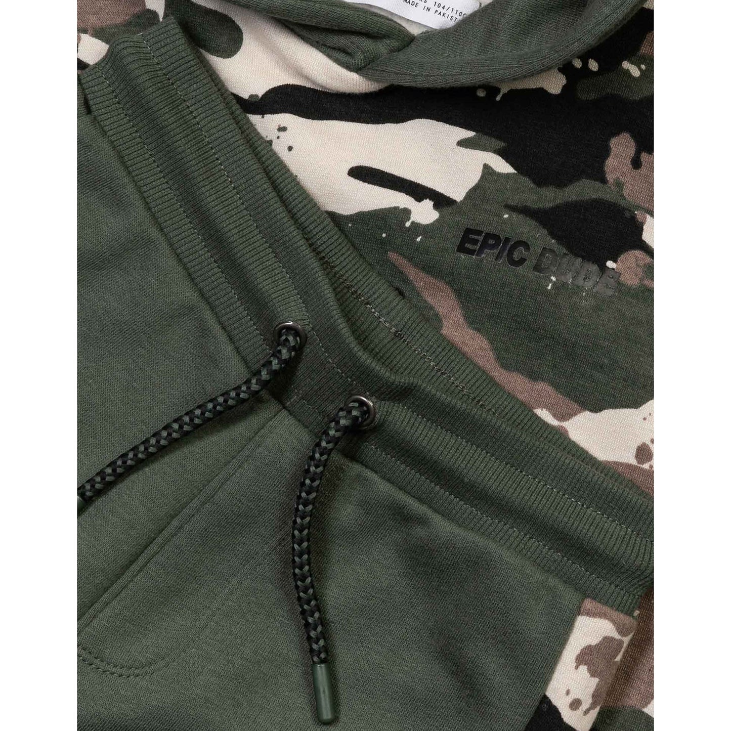 Boys Camouflage Printed Tracksuit